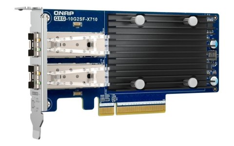 QNAP Dwuportowa sieciowa karta rozszerzeń QXG-10G2SF-X710 10GbE d-p SFP+ network expand card