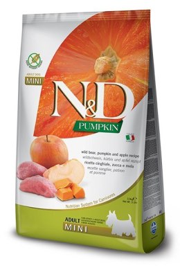 FARMINA N&D GF Pumpkin, Boar&Apple Adult Mini - sucha karma dla psa - 800 g