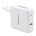 Qoltec Ładowarka GaN FAST 108W | 5-20V | 3-4.7A | USB C | Biała