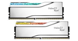 G.SKILL Pamięć PC - DDR5 32GB (2x16GB) Trident Z5 Royal RGB 6400MHz CL32 XMP3 Srebrna