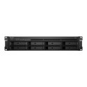 NAS Synology RS1221+, 2U RACK, 8x (3.5" SATA HDD/2.5" SATA HDD), AMD Ryzen V1500B, 4 GB DDR4 ECC SODIMM, 4x 1GbE RJ-45