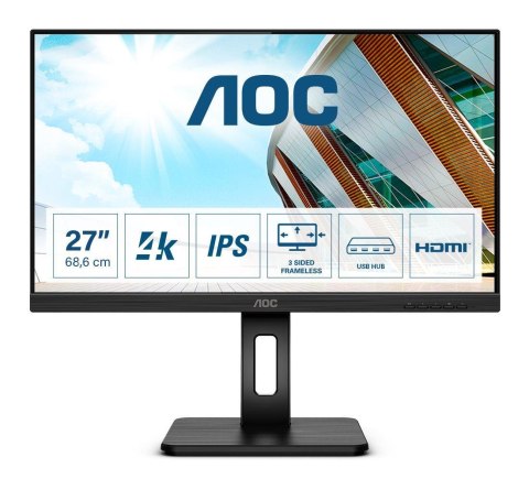 Monitor AOC 27" U27P2CA 2xHDMI DP 4xUSB głośniki