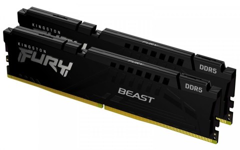 Kingston Pamięć DDR5 Fury Beast 16GB(2*8GB)/6000 CL30 EXPO czarna