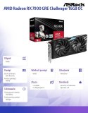 ASRock Karta graficzna Radeon RX 7900 GRE CHALLENGER 16GB OC GDDR6 256bit