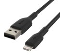 Belkin Kabel Braided USB- Lightning 2m czarne