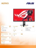 Asus Monitor ROG Strix 27 cali XG27UCS IPS UHD HDMI DP USB-C