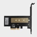 Adapter wewnętrzny Axagon PCEM2-N PCIe x4 do1x SSD M.2 NVMe M-key slot do 80mm