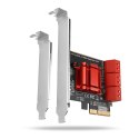 Adapter wewnętrzny Axagon PCES-SA6 PCIe do 6x SATA 6Gb/s