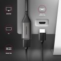 Adapter wideo Axagon USB-C do HDMI 2.0 4K/60Hz 0,25 m