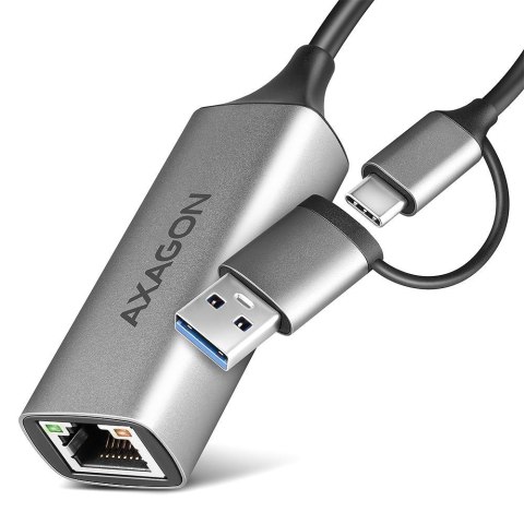 Karta sieciowa Axagon ADE-TXCA USB3.2 Gen 1 Type-C & Type-A / Gigabit Ethernet 10/100/1000