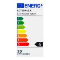 Nowoczesny plafon sufitowy LED Activejet FOCUS Szary ściemnialny ze zdalnym sterowaniem na pilota