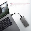 Obudowa zewnętrzna Axagon do dysków M.2 NVMe & SATA SSD / USB-C 3.2 G2, 30-80mm szara