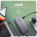 Wieloportowy HUB USB-C 3.2 Gen 2, NVMe/SATA M.2, HDMI i DisplayPort Axagon HMC-12GM2