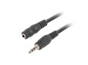 Kabel Lanberg CA-MJFJ-10CC-0050-BK (Mini Jack M - Mini Jack F; 5m; kolor czarny)