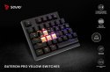 Savio Klawiatura mechaniczna bezprzewodowa PHENIX Gateron Red Pro, ABS