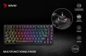 Savio Klawiatura mechaniczna bezprzewodowa PHENIX Gateron Red Pro, ABS