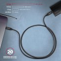 Kabel USB-C 3.2 Gen 2 PD 100W, 5A, 1m czarny Axagon