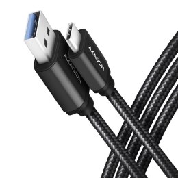 Kabel USB-C - USB-A USB 3.2 Gen 1 1m czarny Axagon