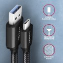 Kabel USB-C - USB-A USB 3.2 Gen 1 1m czarny Axagon