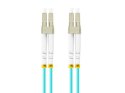 Lanberg Patchcord światłowodowy Mm Lc/Upc-Lc/Upc Duplex 3.0mm 3m Aqua