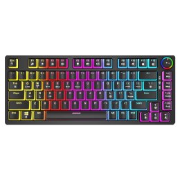 Savio Klawiatura mechaniczna bezprzewodowa PHENIX, Gateron Red Pro, Pudding