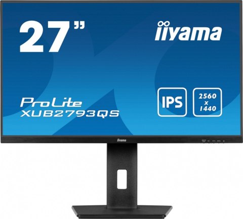 IIYAMA Monitor 27 cali XUB2793QS-B6 IPS,QHD,HAS(150mm),100Hz