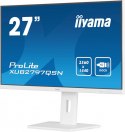 IIYAMA Monitor 27 cali XUB2797QSN-W1 IPS,QHD,USB-c Dock 65W,HDMI, WHITE /5y/