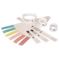 Wristband, Polypropylene, 1x6in (25.4x152.4mm); Direct Thermal, Z-Band Direct, Adhesive closure, Cartridge, 350/roll, 6/box