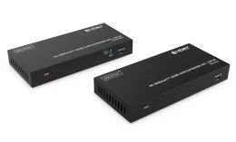 Przedłużacz/Extender DIGITUS HDMI 4K60Hz 150m po skrętce HDBaseT HDCP 2.2 IR EDID PoC (Power over Cable) (zestaw)