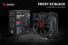 Savio Chłodzenie procesora CPU Frost Black X2