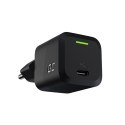 GREEN CELL ŁADOWARKA USB-C GAN GC POWERGAN 33W PD 3.0 QC 3.0 USB-C CZARNA