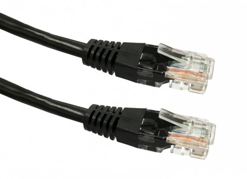 TB Kabel Patchcord miedziany kat. 6 RJ45 UTP 0,5m czarny