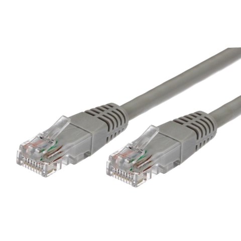 TB Kabel Patchcord miedziany kat.6 RJ45 UTP 5m. szary