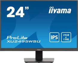 IIYAMA Monitor 24 cale XU2495WSU-B7 IPS,16:10,300cd,4ms,HDMI,DP,3xUSB(3.2), 1xUSB-c,2x2W,FlickerFree