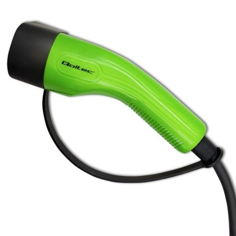 Qoltec Mobilna ładowarka do samochodu elektrycznego EV z regulacją 2w1 Typ2 | 11kW | CEE 5 PIN | LCD | 3 fazy | Przenona | Wallbox | 