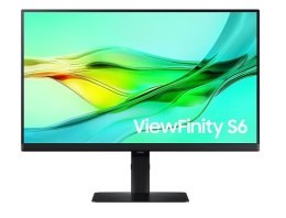 Samsung Monitor 27 cale ViewFinity S60UD IPS 2560x1440 WQHD 16:9 1xHDMI 2xDP(In+Out) 1xUSB-C 90W 3xUSB 3.0 LAN KVM 5ms PinP/PbyP 100Hz H