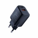 3MK Ładowarka sieciowa 20W 1xUSB-C +USB-A PD QC bez kabla Czarna