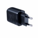 3MK Ładowarka sieciowa 20W 1xUSB-C +USB-A PD QC bez kabla Czarna