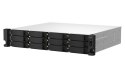 Qnap TS-1264U-RP-8G, 2U, 12 x 2.5"/3.5" SATA, Intel Celeron N5095 4C/4T, 8 GB DDR4 onboard not expandable, 2 x 2.5GbE, Redundant