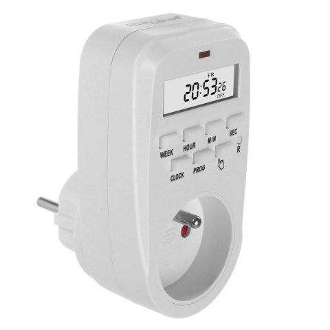 Włącznik czasowy timer cyfrowy GreenBlue GB362 E, max. obciążenie 16A, IP20