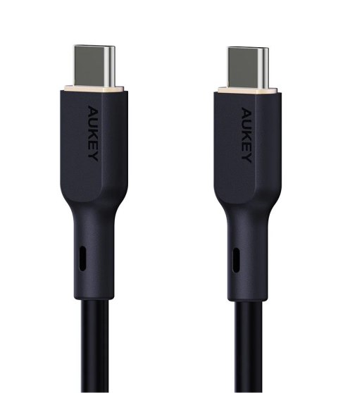 AUKEY CB-SCC241 kabel USB-C - USB-C 1m 240W PD 5A 20V silikonowy czarny