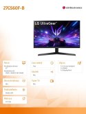 LG Electronics Monitor 27GS60F-B 27 cali FHD UltraGear IPS 180Hz 1ms