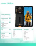 ULEFONE Smartfon Armor 26 Ultra 5G 12/512GB IP69K czarny