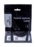 Kabel GEMBIRD CC-OPT-2M (Toslink M - Toslink M; 2m; kolor czarny)