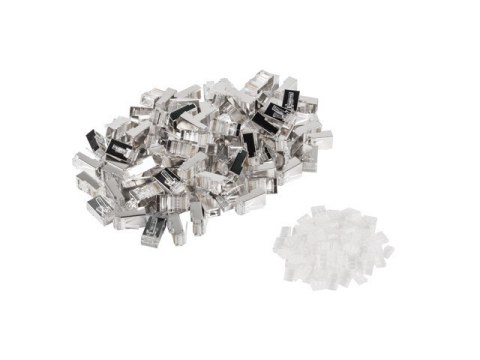 Lanberg Wtyk sieciowy RJ45 8P8C kat.6 FTP (100szt) z prowadnicą do linki i do drutu