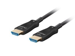 Lanberg Kabel HDMI M/M v2.1 80M 8K czarny optyczny AOC