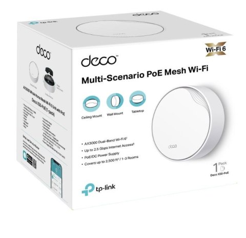 TP-LINK System WiFi Deco X50-PoE(1-pak) AX3000