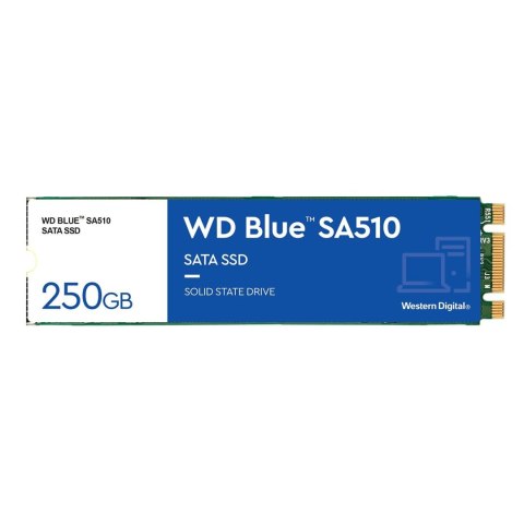 Dysk SSD WD Blue SA510 250GB M.2 SATA 2280 (555/440 MB/s) WDS250G3B0B