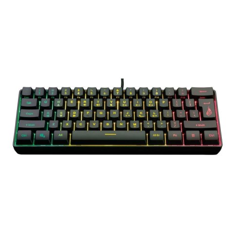 Klawiatura przewodowa SureFire KingPin X1 gamingowa 60% RGB QWERTY English