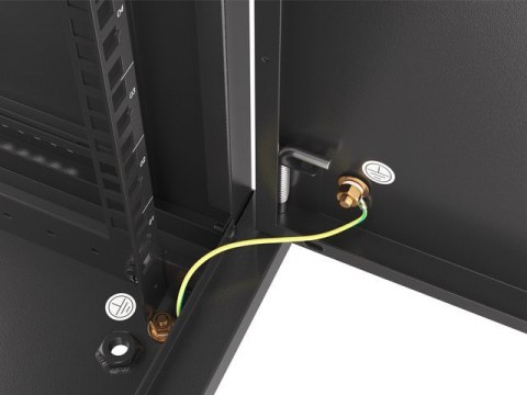 Lanberg Szafa wisząca 19 cali 6U 600x600 szara WF01-6606-00S